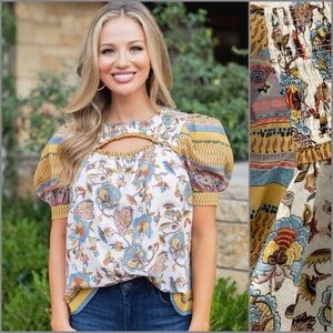 NWT Current Air Boho Top